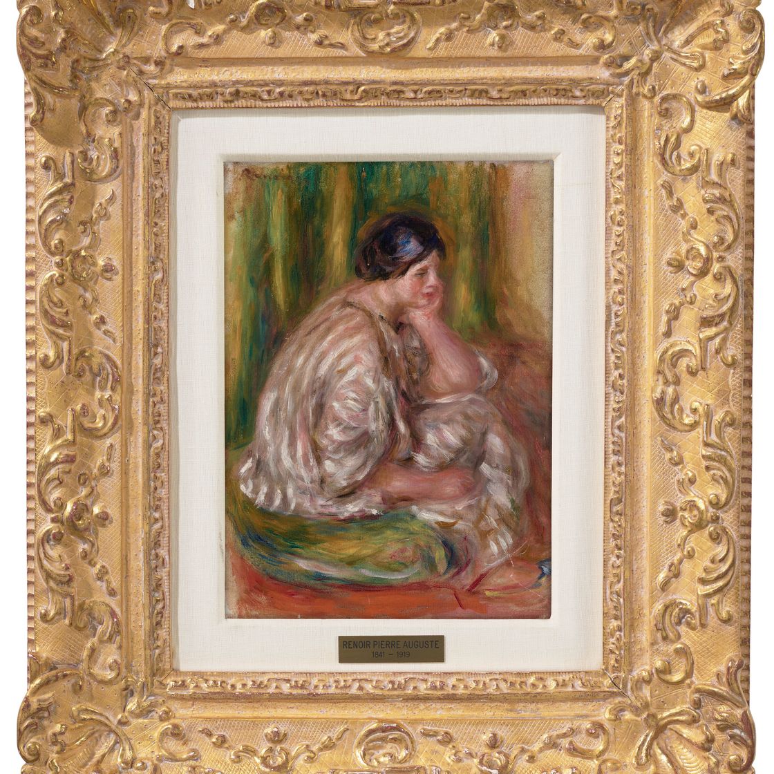 Pierre-Auguste Renoir — Восточная женщина в костюме, изображение 2