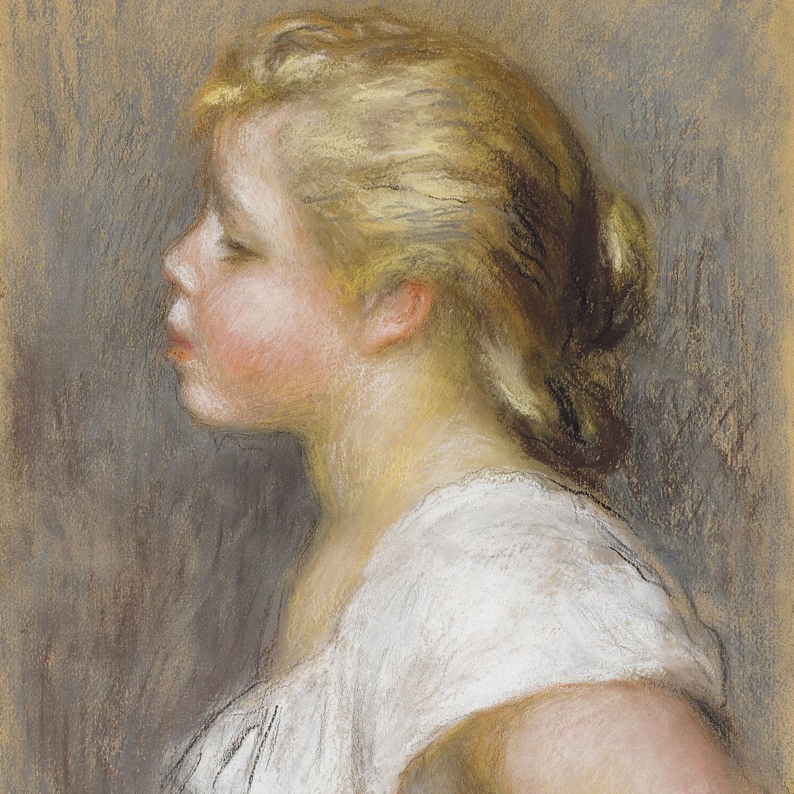 Pierre-Auguste Renoir — Молодой человек с профилем