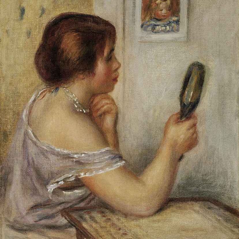 Pierre-Auguste Renoir — Габриэль тэнент - это мир Мари Дюпюи, тэнент - это мир рядом с портретом Коко.
