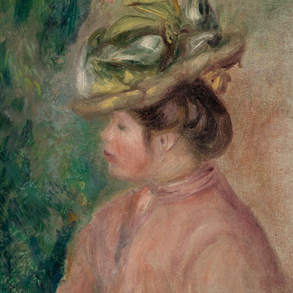 Pierre-Auguste Renoir — Женский профиль, изображение 1