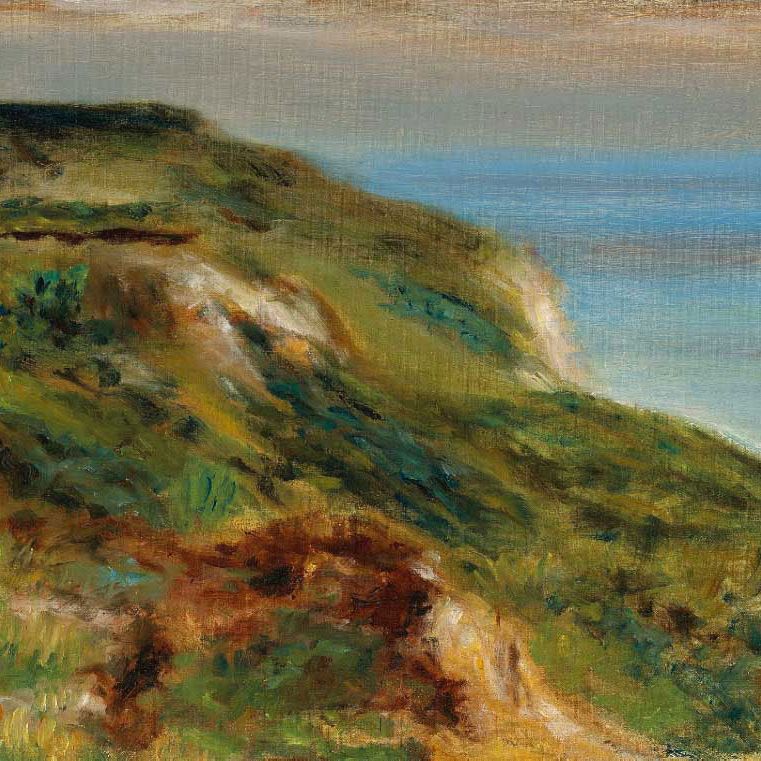 Pierre-Auguste Renoir — Церковь Варенжевиля и фалезов
