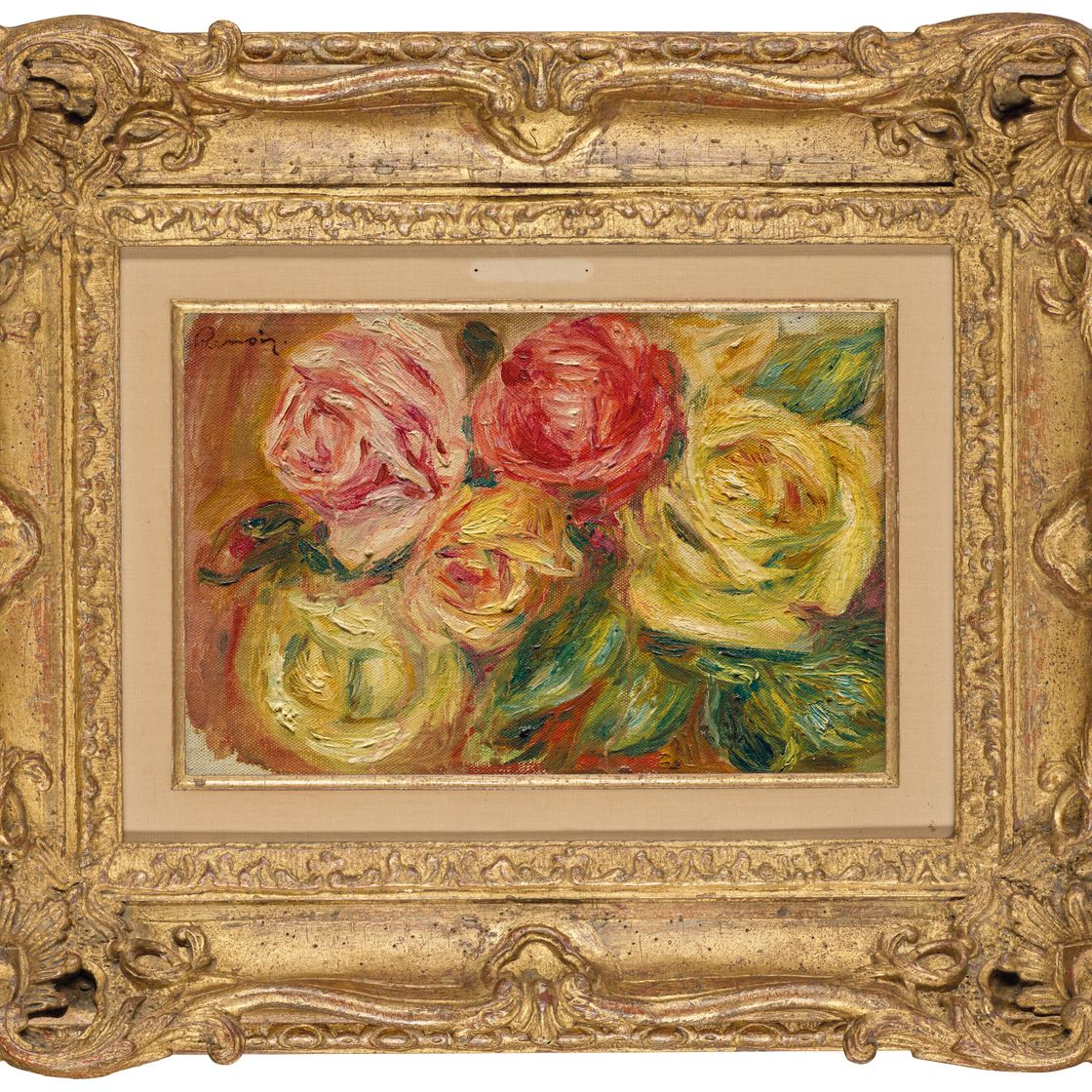 Pierre-Auguste Renoir — Розы (фрагмент), изображение 2