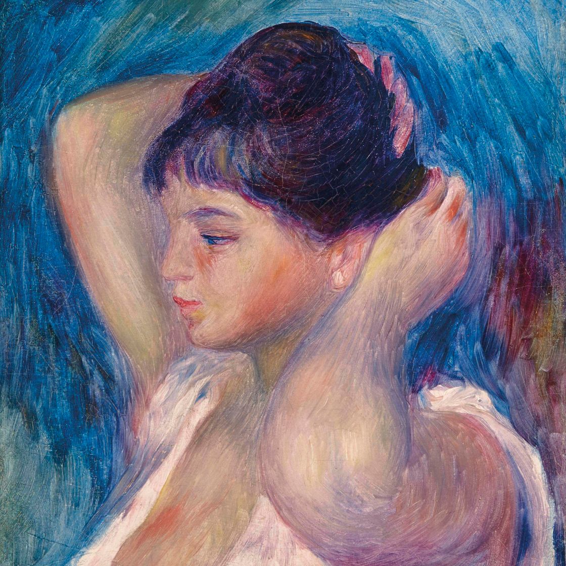 Pierre-Auguste Renoir — Прическа в стиле Ла