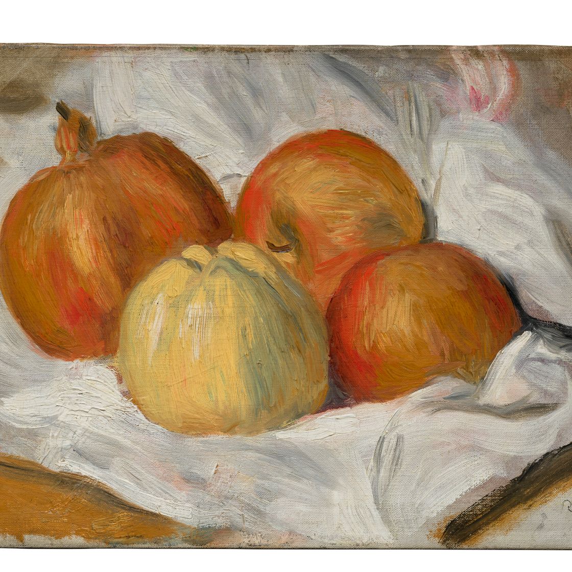 Pierre-Auguste Renoir — Яблоки, груша и граната на кончиках пальцев, изображение 2