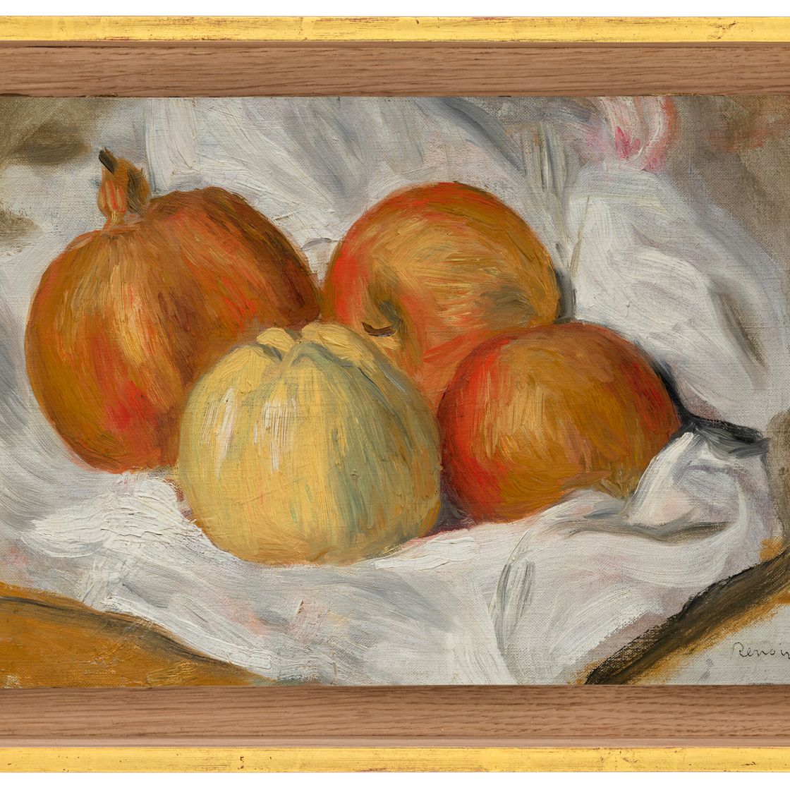 Pierre-Auguste Renoir — Яблоки, груша и граната на кончиках пальцев, изображение 4