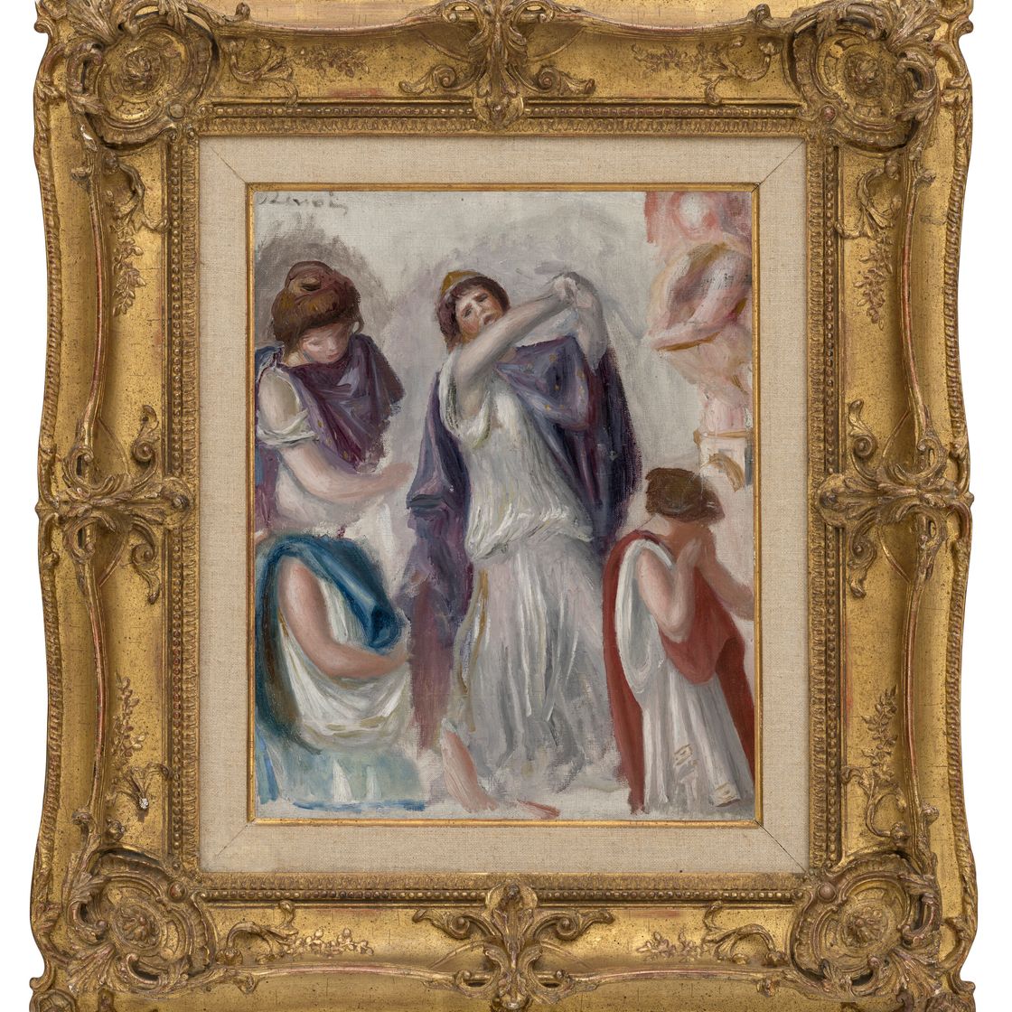 Pierre-Auguste Renoir — Старинная сцена, женщины в расцвете сил, изображение 3