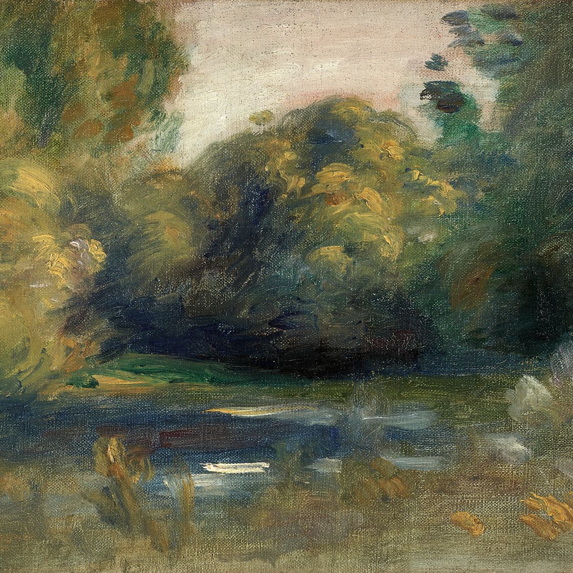 Pierre-Auguste Renoir — Деревья на границе двух стран, изображение 1