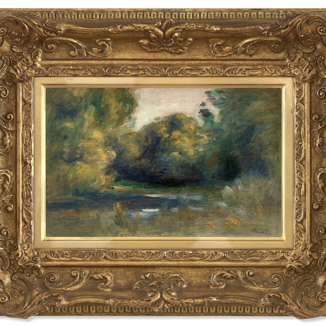 Pierre-Auguste Renoir — Деревья на границе двух стран, изображение 2