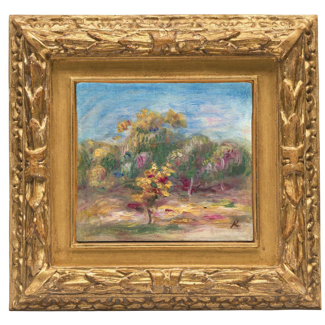 Pierre-Auguste Renoir — Пейсаж, лесные заросли - фрагмент, изображение 2