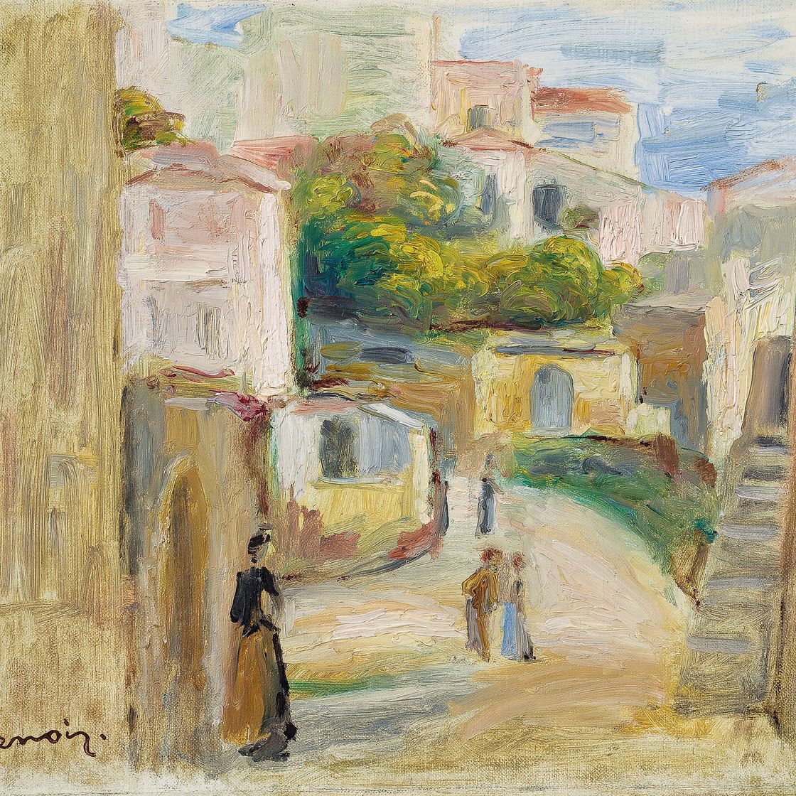 Pierre-Auguste Renoir — Улица Вю-де-Виллидж, маршрут а-Кань
