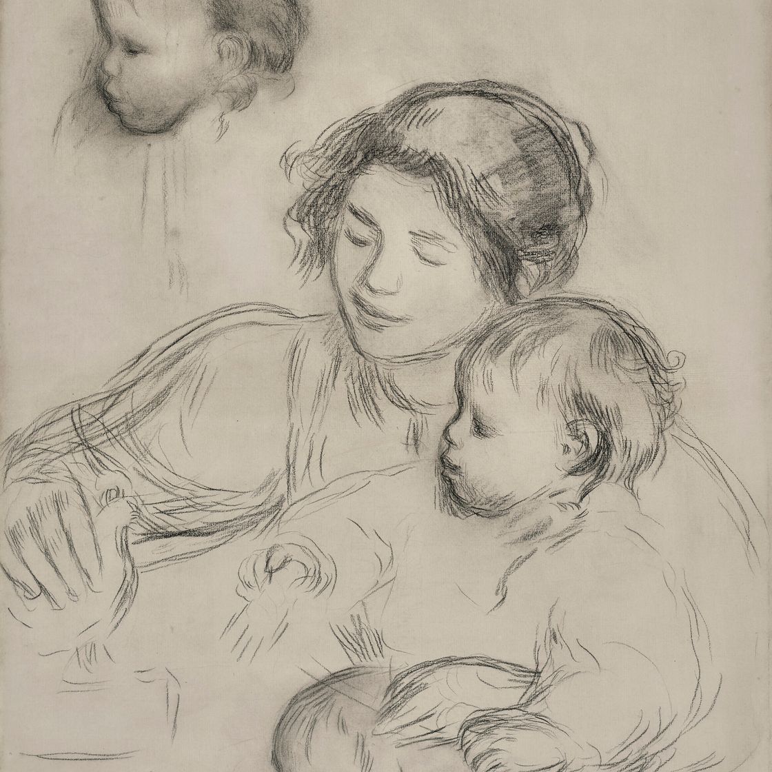 Pierre-Auguste Renoir — Габриэль и Жан Ренуар, Жуан—этюд, изображение 1