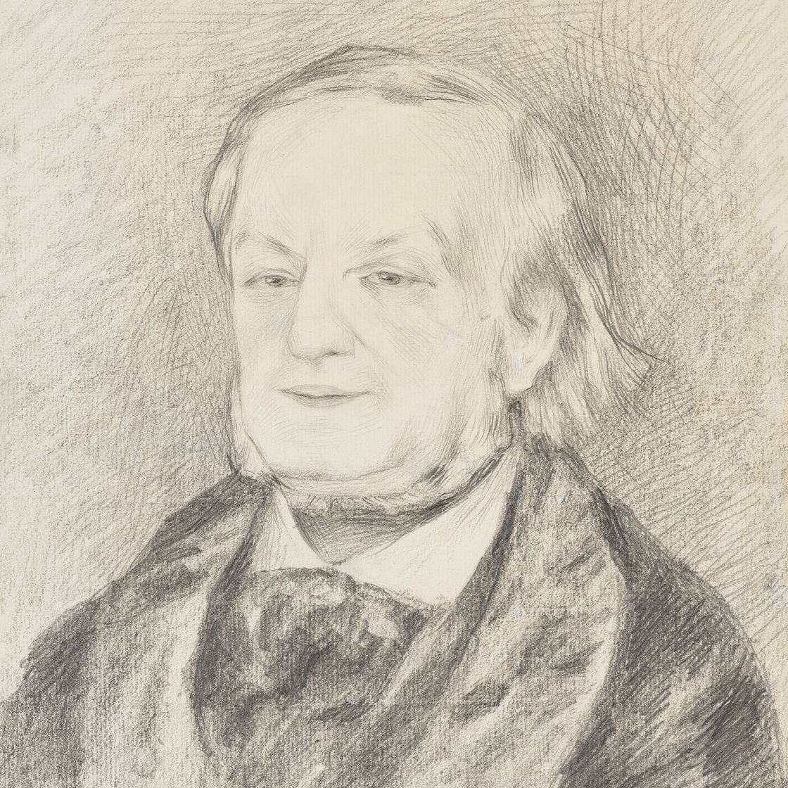 Pierre-Auguste Renoir — Портрет Рихарда Вагнера, изображение 1