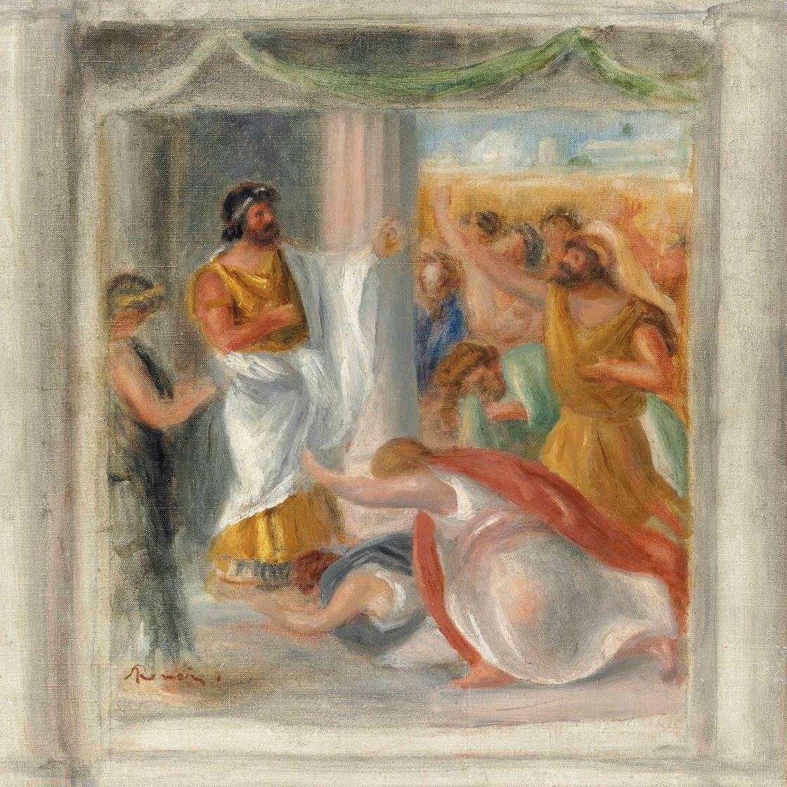 Pierre-Auguste Renoir — Сцена Эдипа (античная сцена)