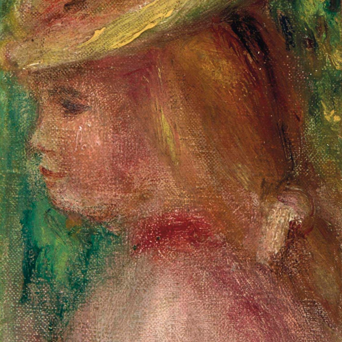 Pierre-Auguste Renoir — Бюст женщины с флером на голове