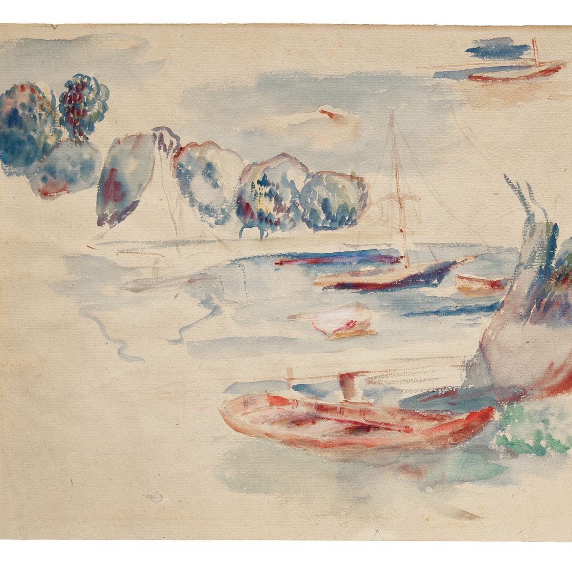 Pierre-Auguste Renoir — Этюды о бато, изображение 2