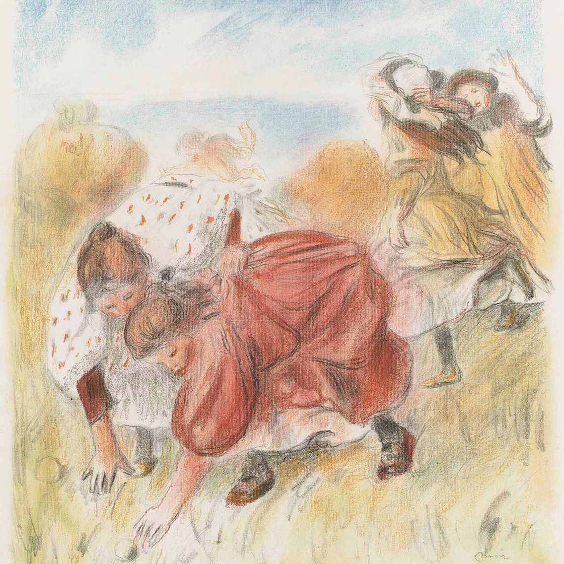 Pierre-Auguste Renoir — Танцующие на балу