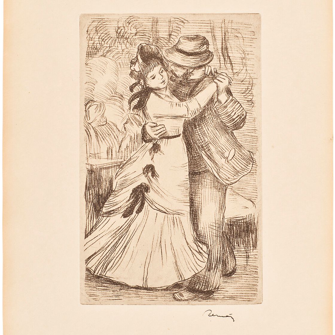 Pierre-Auguste Renoir — Танец в кампании, планш, 2е, изображение 2