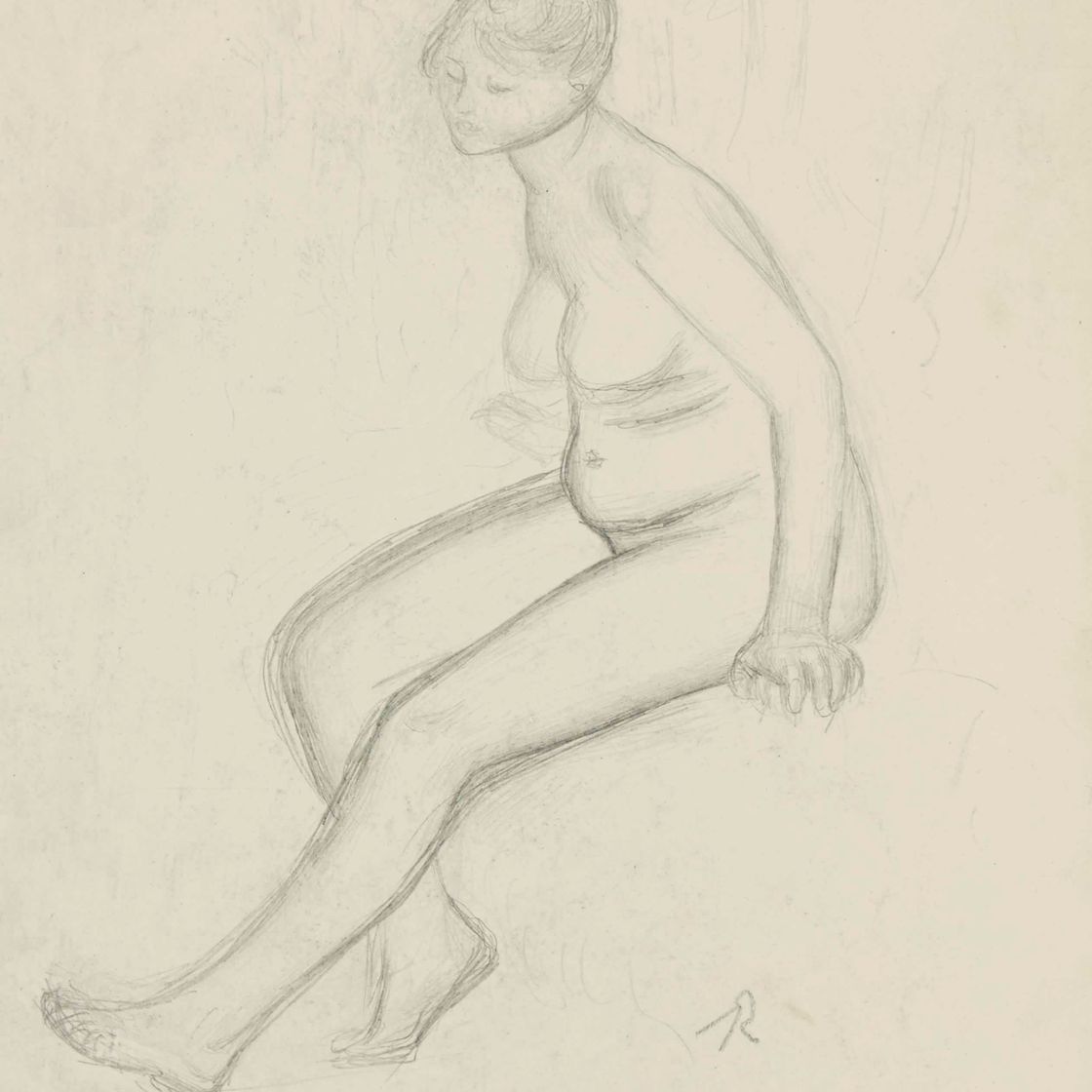 Pierre-Auguste Renoir — Этюд о ну