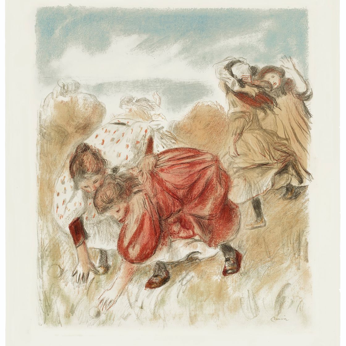 Pierre-Auguste Renoir — Танцующие на балу