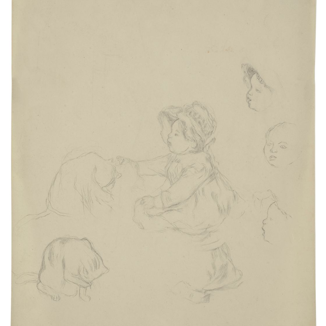 Pierre-Auguste Renoir — Этюд от души поболтать, изображение 1