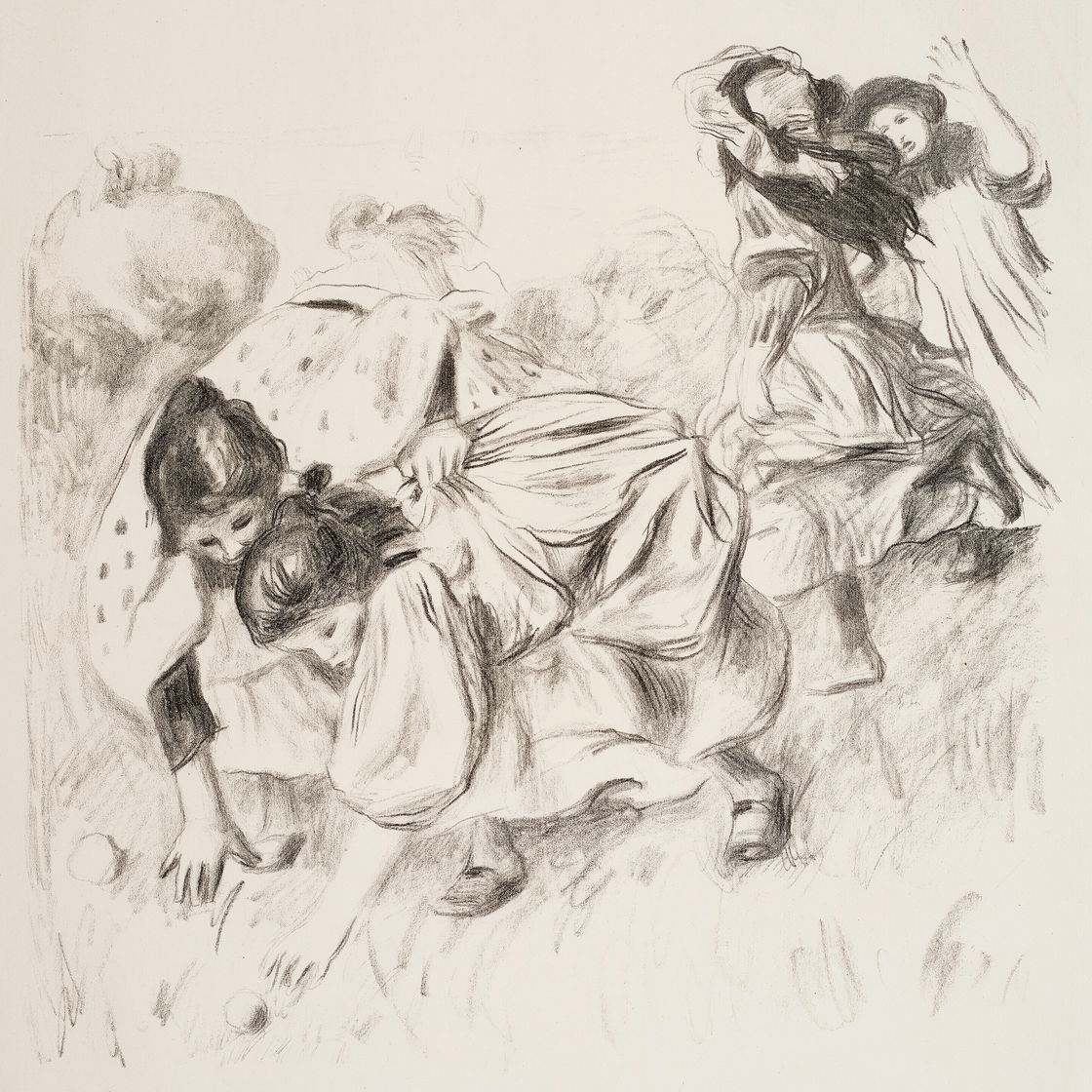 Pierre-Auguste Renoir — Танцующие на балу, изображение 1