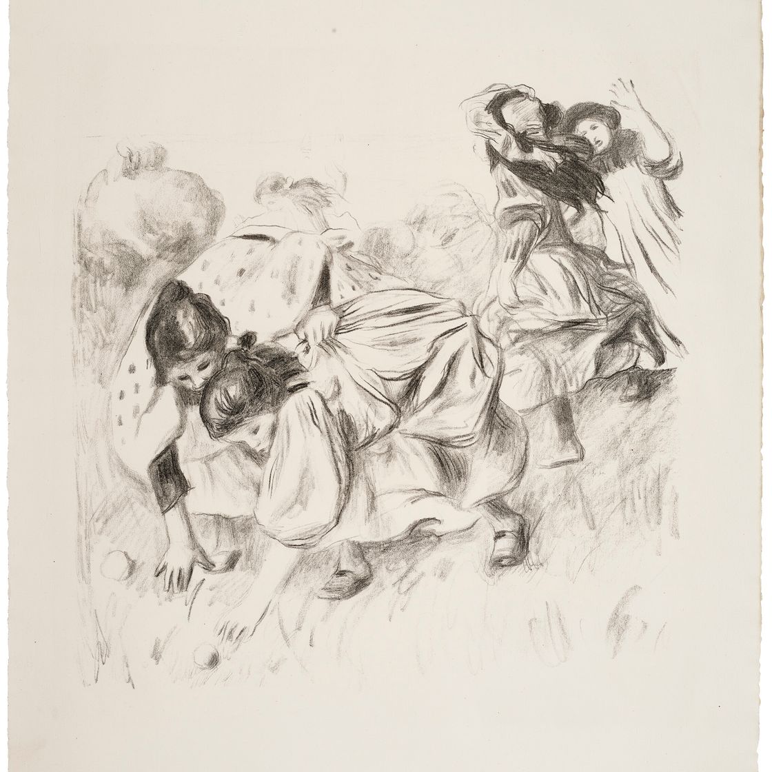 Pierre-Auguste Renoir — Танцующие на балу, изображение 2
