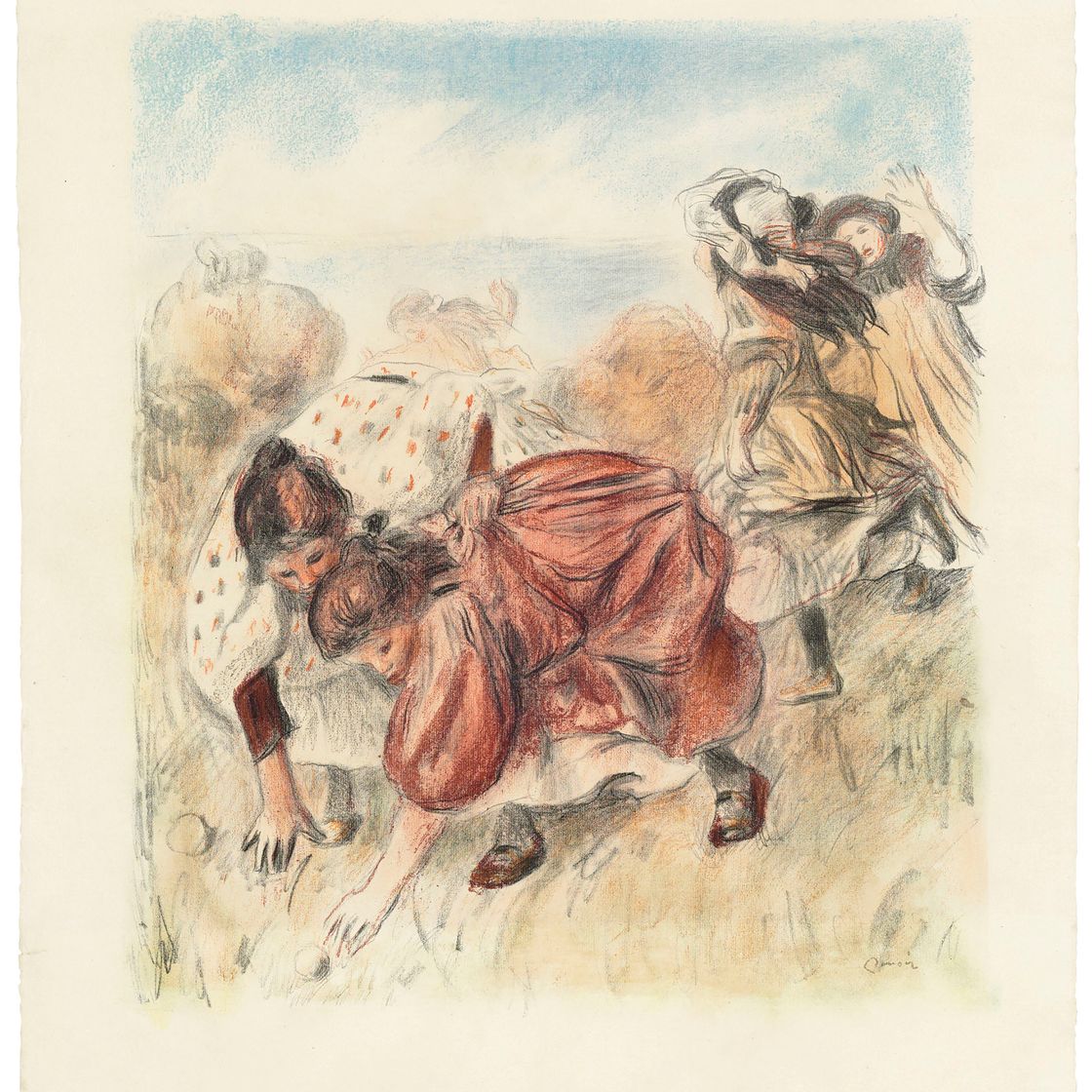 Pierre-Auguste Renoir — Танцующие на балу