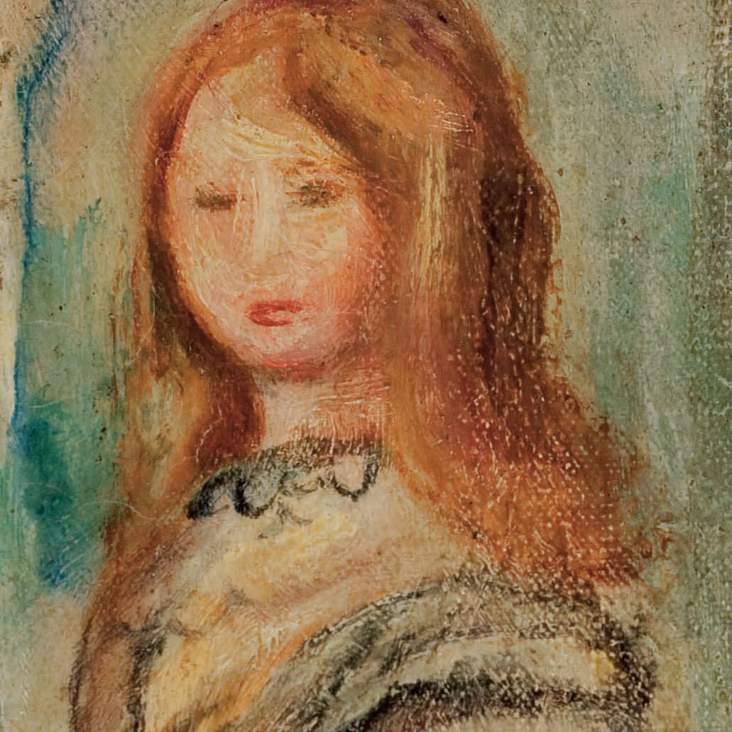 Pierre-Auguste Renoir — Портрет молодой девушки