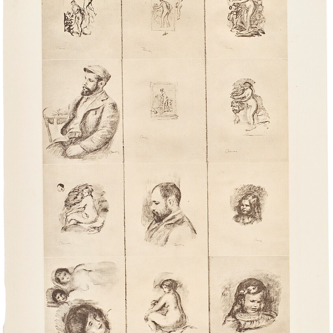 Pierre-Auguste Renoir — Альбом оригинальных литографий Пьера-Огюста Ренуара