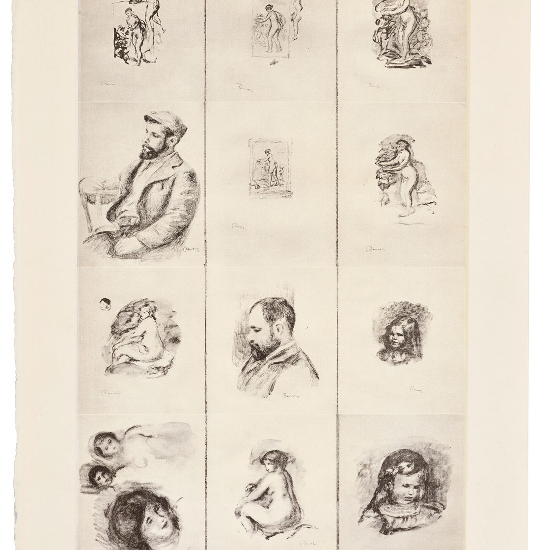 Pierre-Auguste Renoir — Альбом оригинальных литографий Пьера-Огюста Ренуара