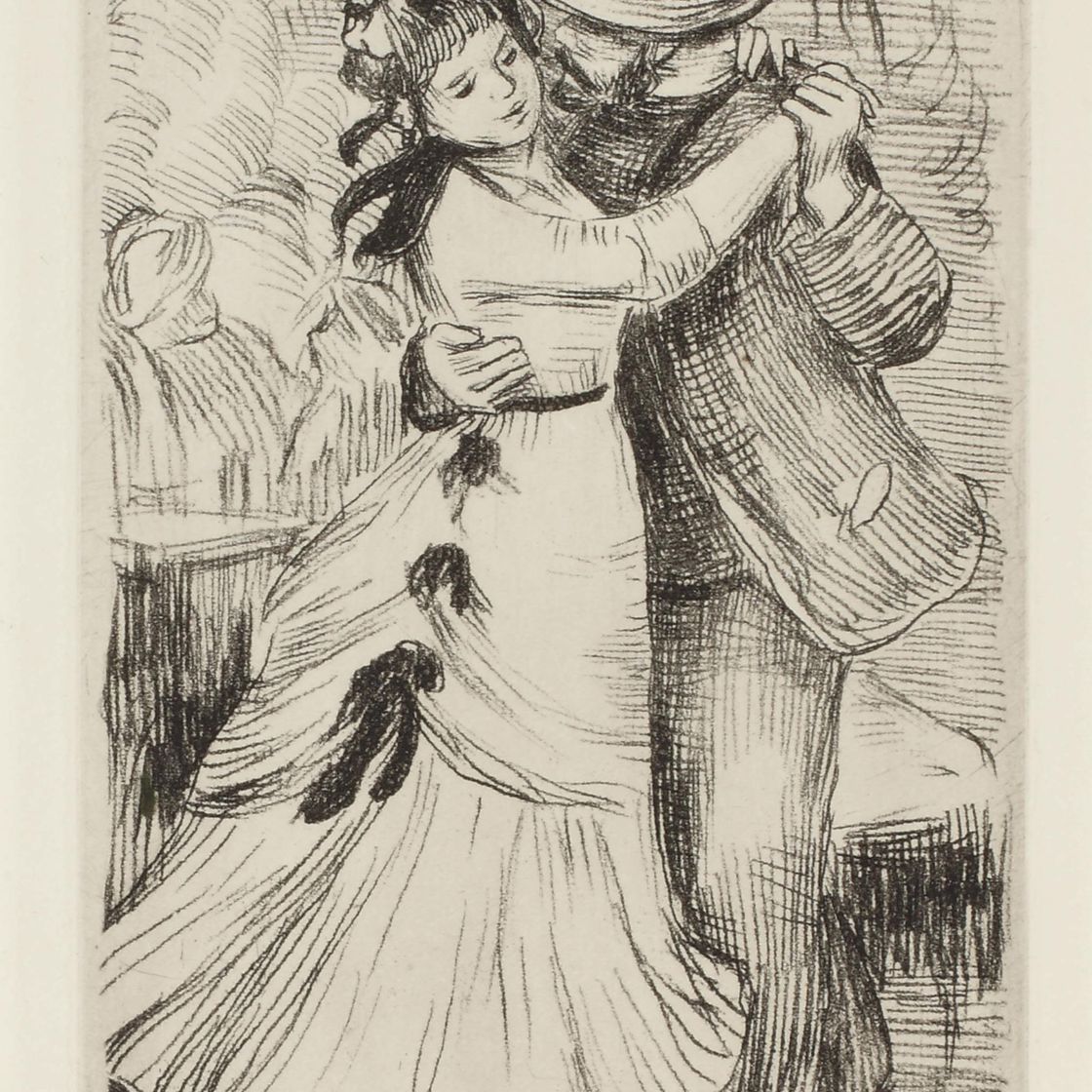 Pierre-Auguste Renoir — Танец в Кампании, Планш, 2е (Дельтейль; Стелла, 2)