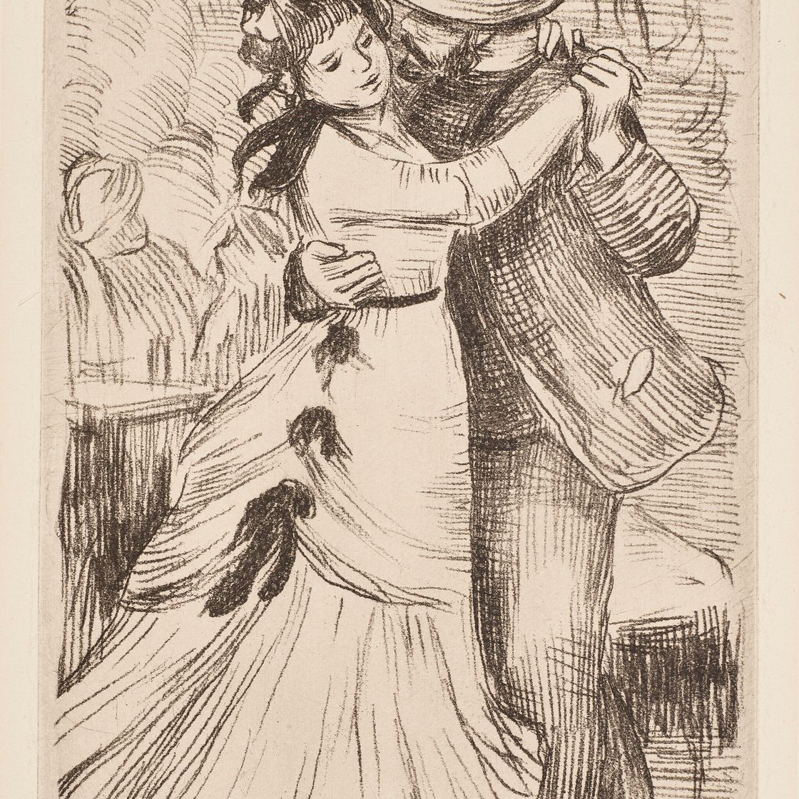 Pierre-Auguste Renoir — Танец в кампании, 2-й планш, изображение 1
