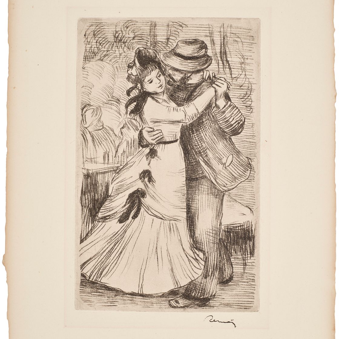 Pierre-Auguste Renoir — Танец в кампании, 2-й планш, изображение 3