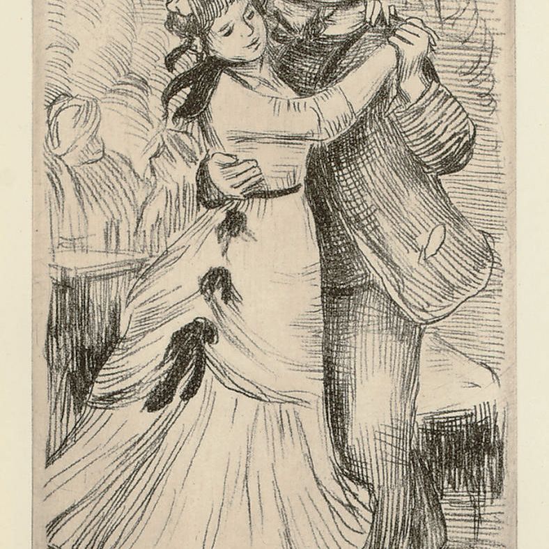 Pierre-Auguste Renoir — Танец в Кампании, Планш, 2е (Дельтейль; Стелла, 2)