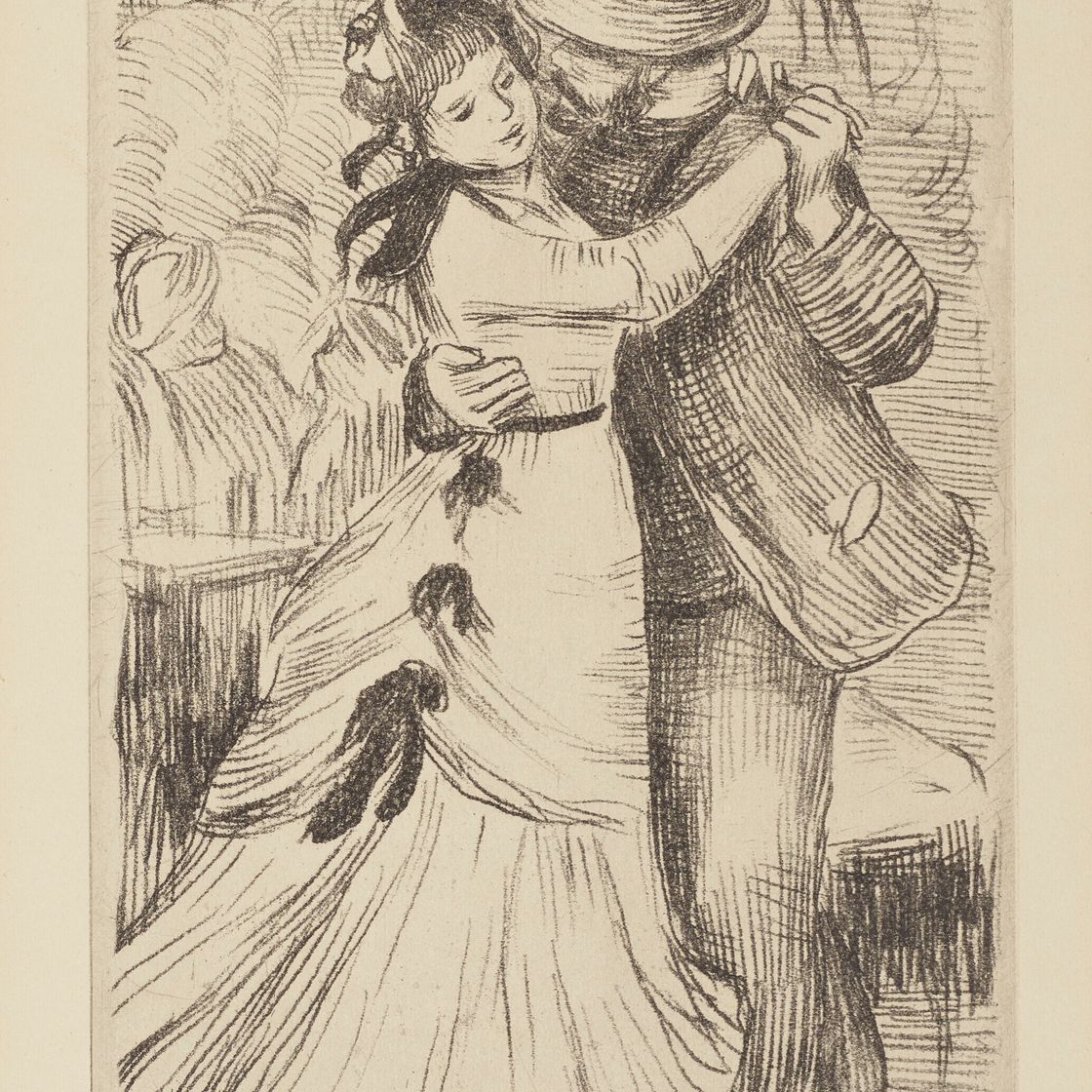 Pierre-Auguste Renoir — Танец в Кампании, планш, 2е