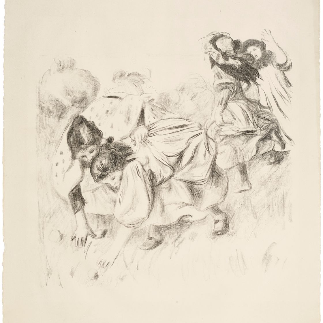 Pierre-Auguste Renoir — Танцующие на балу, изображение 2