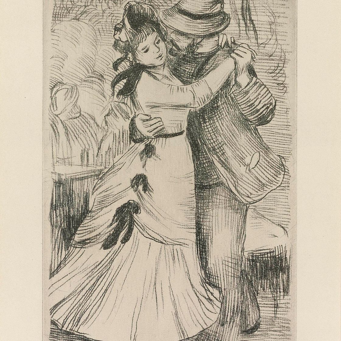 Pierre-Auguste Renoir — Танец в походе, 2-е место в плане (Дельтейль; Стелла 2)