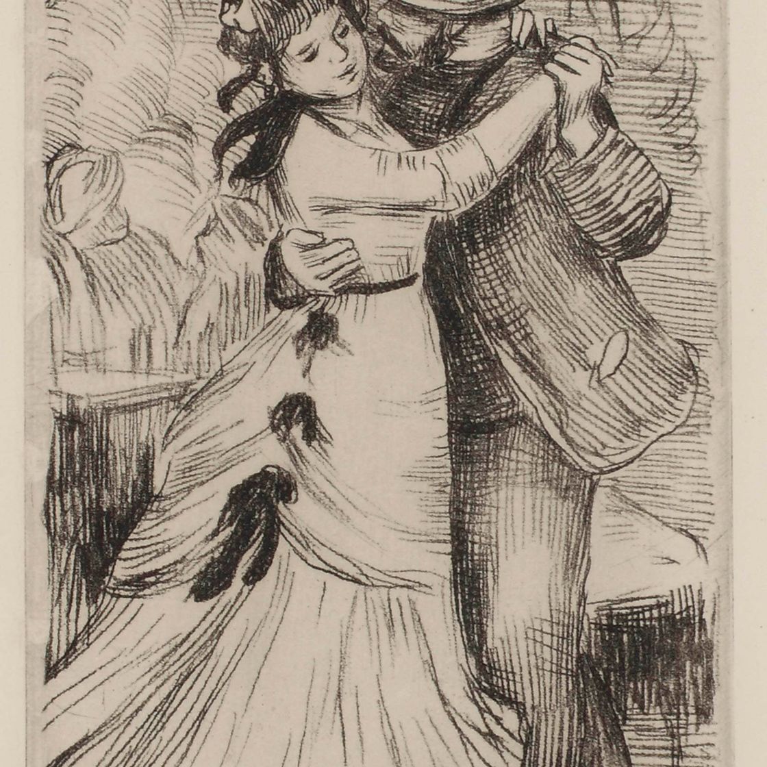 Pierre-Auguste Renoir — Танец в Кампанье, 2e Planche (Дельтейль, Стелла 2)