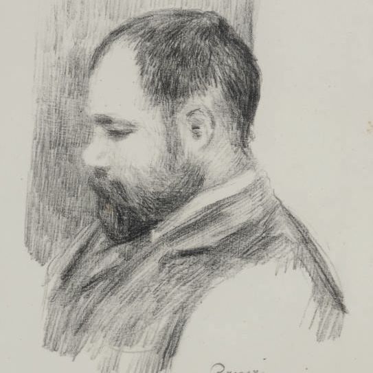 Pierre-Auguste Renoir — Амбруаз Воллар, из коллекции оригинальных литографий Пьера-Огюста Ренуара (Д., С. 37)