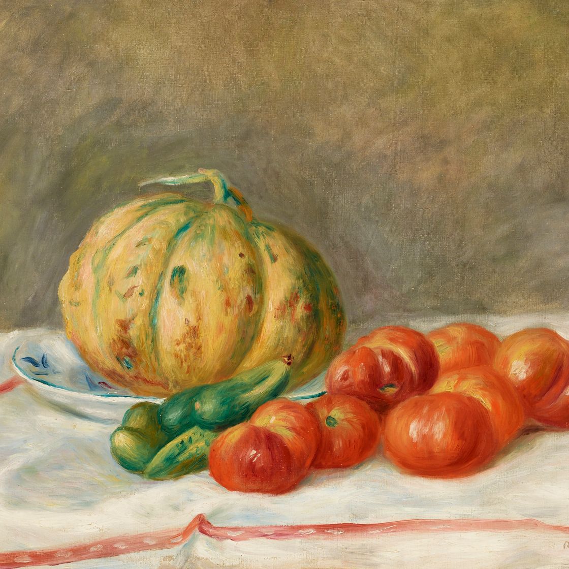 Pierre-Auguste Renoir — Дыня и помидоры, изображение 1