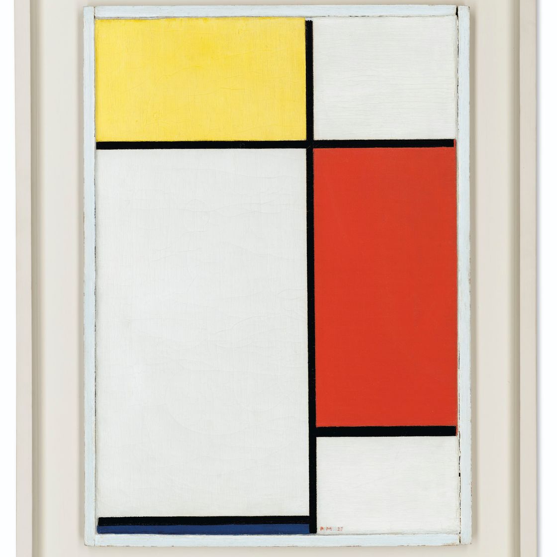 Piet Mondrian — Композиция: №. II, с желтым, красным и синим, изображение 2