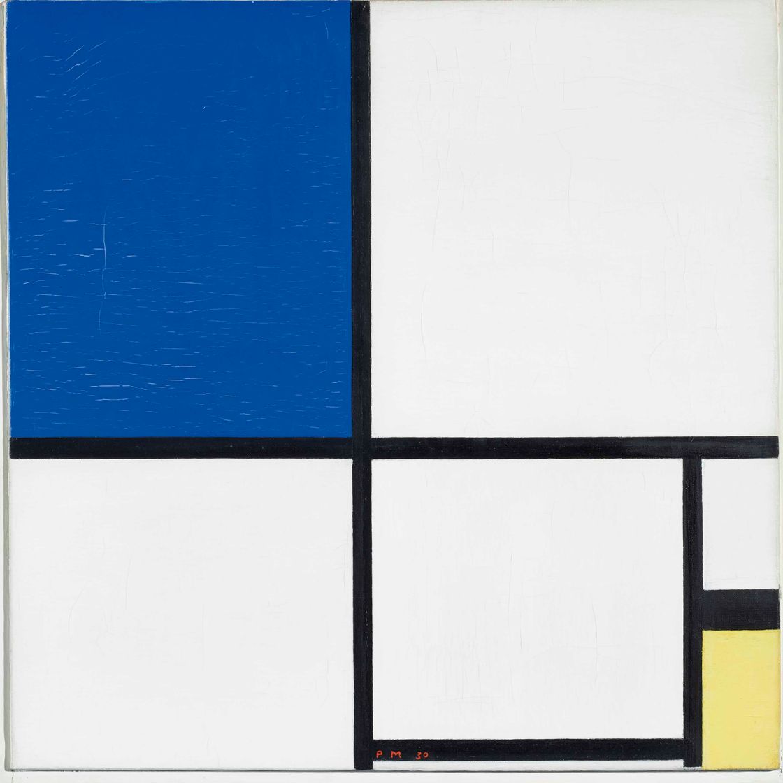 Piet Mondrian — Композиция № II с синим и желтым