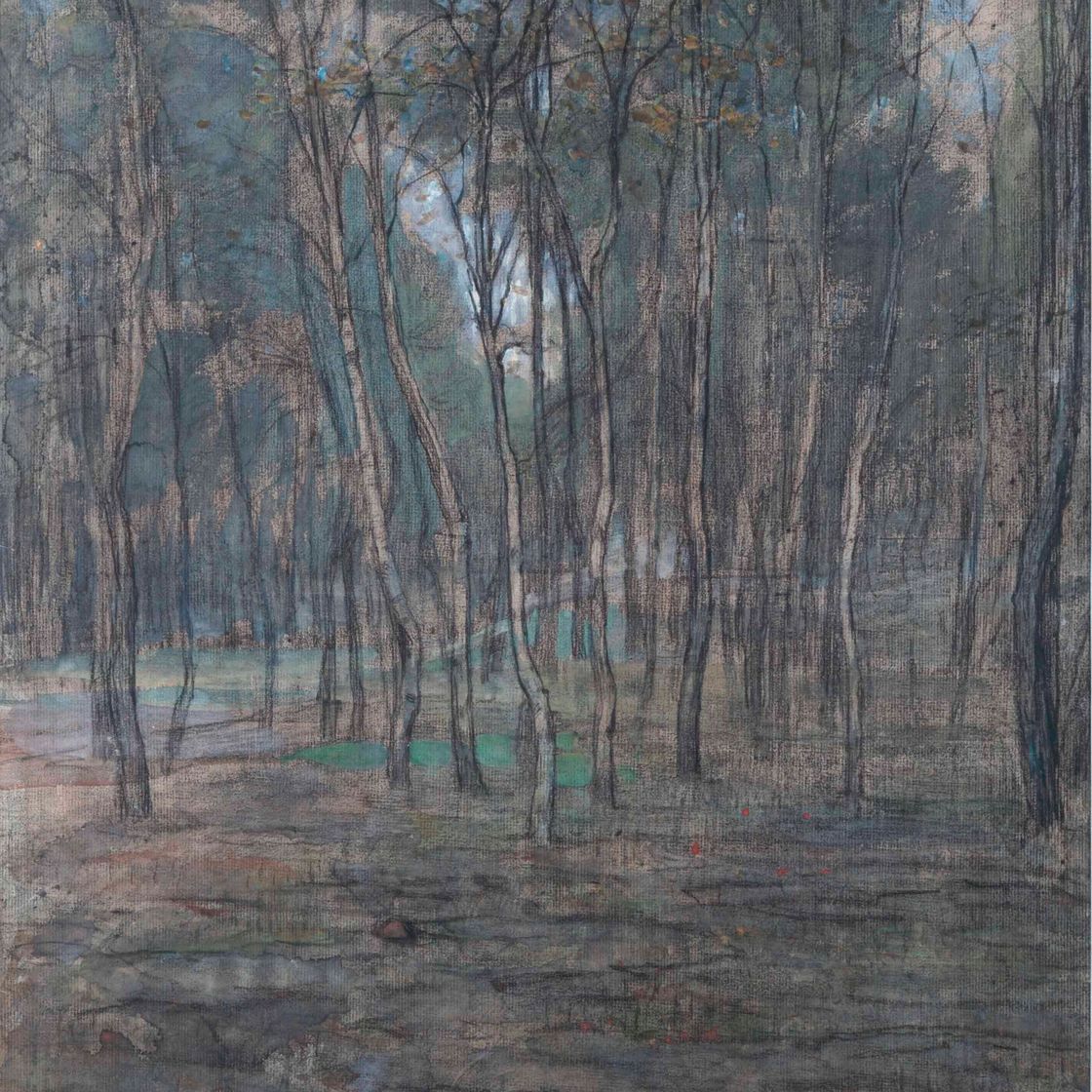 Piet Mondrian — Беркенбосье (Небольшой березовый лес)