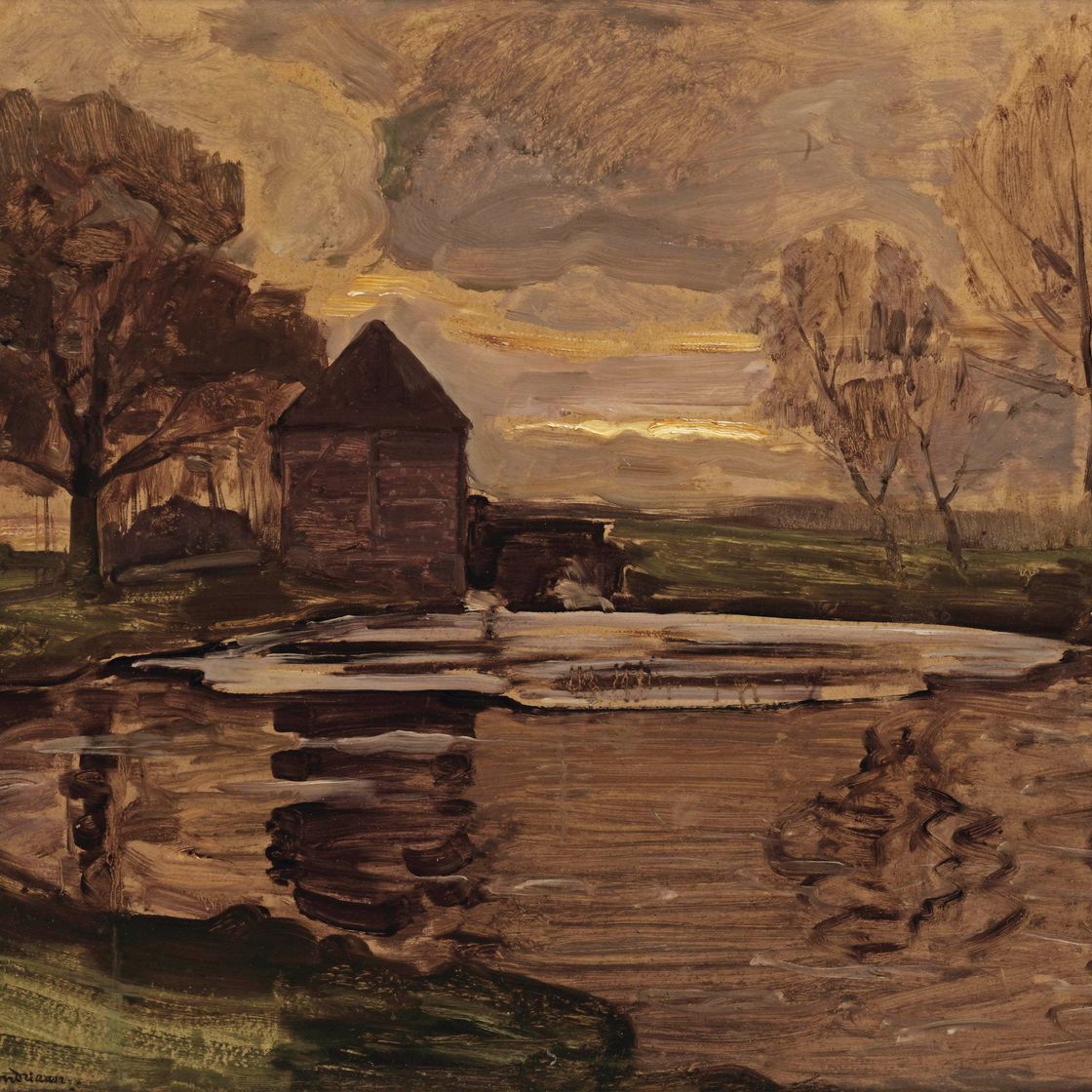 Piet Mondrian — Старая мельница в Оэле
