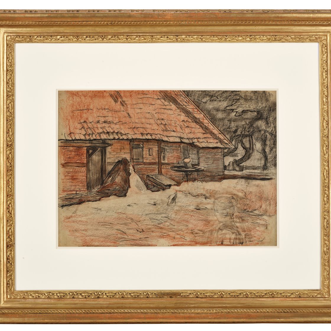 Piet Mondrian — Зиджаанцихт ван эен Бордери, Бий, Винтерсвейк, изображение 2