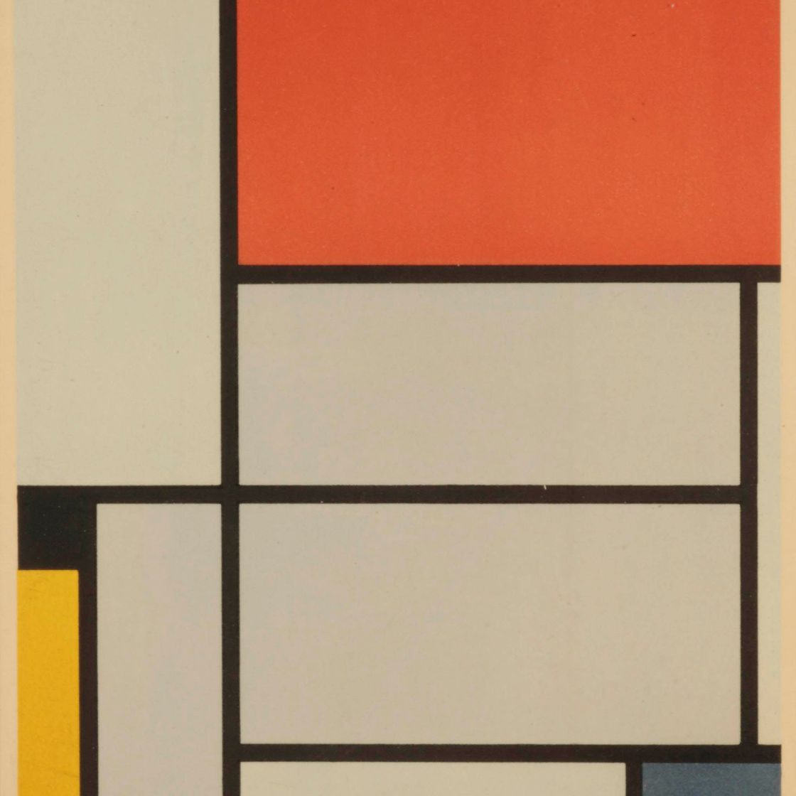 Piet Mondrian — Зиг-дер-Фарбе: П. Мондриан, композиция № 1