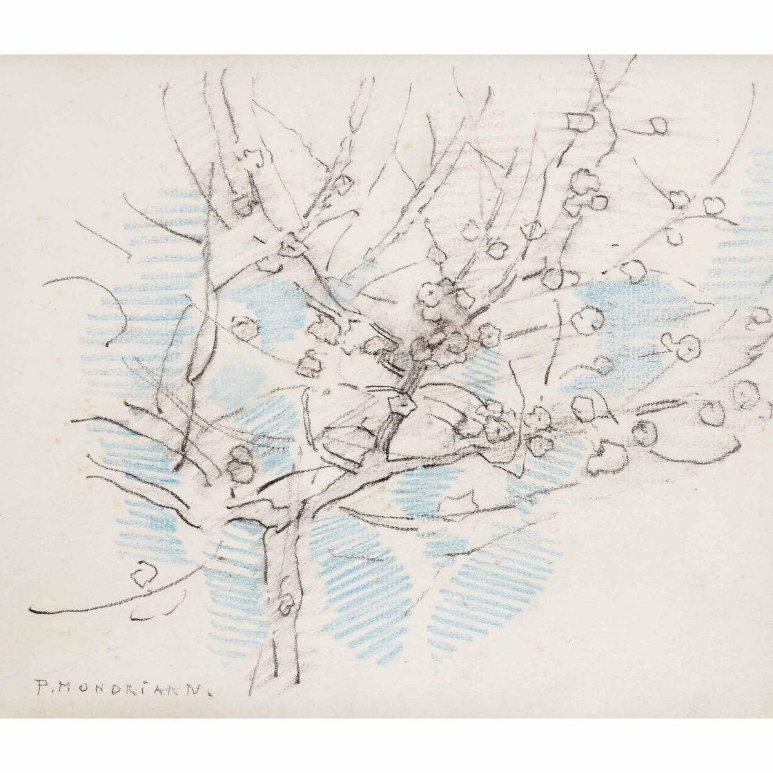 Piet Mondrian — Цветущее дерево