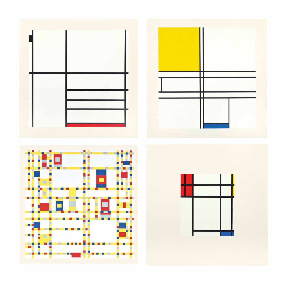 Piet Mondrian — Портфолио из 10 картин