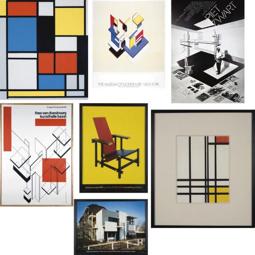 Piet Mondrian — СЕМЬ ПЛАКАТОВ
