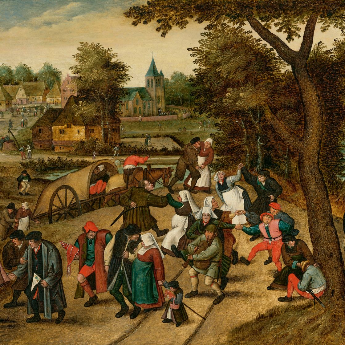 Pieter Brueghel the Younger — Возвращение из Кермессе, изображение 1